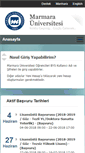 Mobile Screenshot of basvuru.marmara.edu.tr