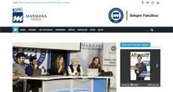 Desktop Screenshot of haber.marmara.edu.tr