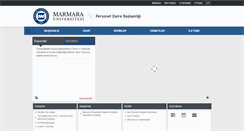 Desktop Screenshot of pdb.marmara.edu.tr