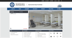 Desktop Screenshot of gastro.marmara.edu.tr