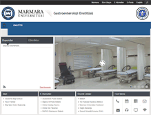 Tablet Screenshot of gastro.marmara.edu.tr