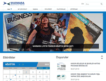 Tablet Screenshot of marmara.gov.tr
