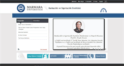 Desktop Screenshot of bse.marmara.edu.tr