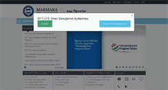 Desktop Screenshot of aday.marmara.edu.tr