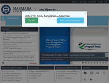 Tablet Screenshot of aday.marmara.edu.tr