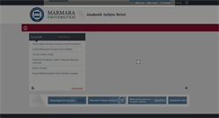 Desktop Screenshot of akademikgelisim.marmara.edu.tr