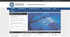 Desktop Screenshot of bapko.marmara.edu.tr