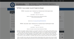 Desktop Screenshot of keyem.marmara.edu.tr
