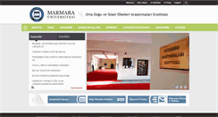 Desktop Screenshot of oae.marmara.edu.tr