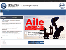 Tablet Screenshot of musem.marmara.edu.tr