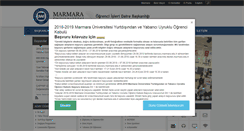 Desktop Screenshot of oidb.marmara.edu.tr