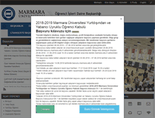 Tablet Screenshot of oidb.marmara.edu.tr