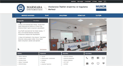 Desktop Screenshot of murcir.marmara.edu.tr