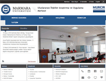 Tablet Screenshot of murcir.marmara.edu.tr