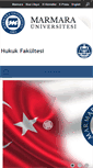 Mobile Screenshot of hukuk.marmara.edu.tr