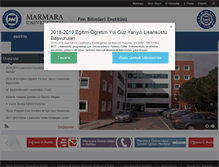 Tablet Screenshot of fbe.marmara.edu.tr