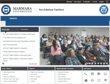 Tablet Screenshot of fef.marmara.edu.tr